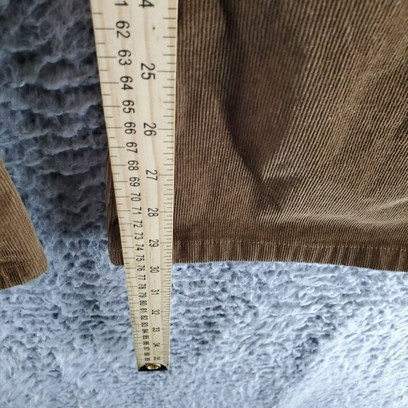 Antonio Melani Pants Womens Size 16 Brown Corduroy Stretch Mid Rise Flared Leg - Picture 6 of 11
